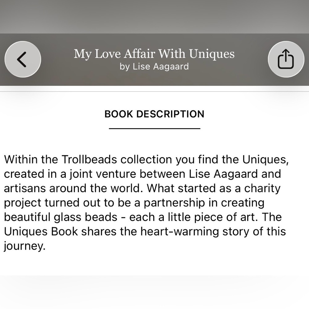 🆕 NWT My Love Affair with Uniques, by Lise Aagaard, hardcover - Picture 3 of 3